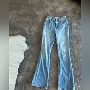 Madewell flare jeans blue 25 tall